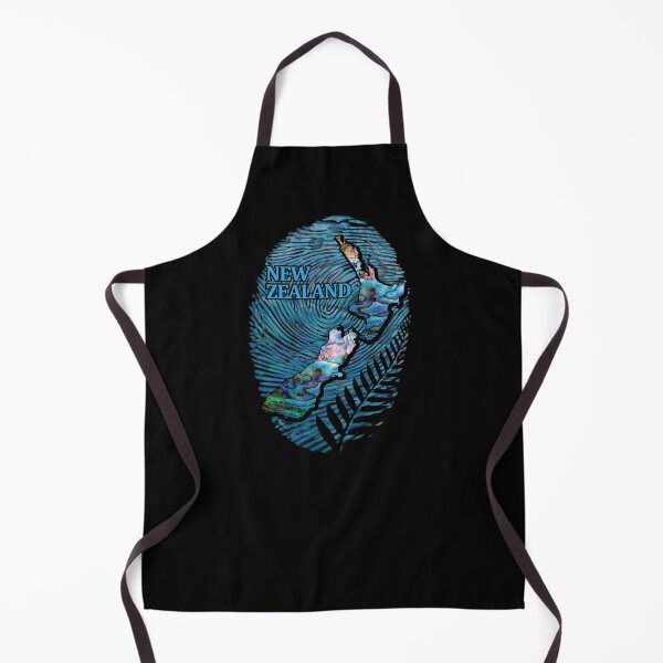 Item preview, NEW ZEALAND MAP THUMBNAIL PAUA  designed and sold by Madjack Tees Kiwi SuperStore.
