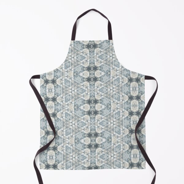 Item preview, Kaleidoscope Pattern - Pale Blue, Slate, and Gray Metal Pattern designed and sold by Susan Prolman.