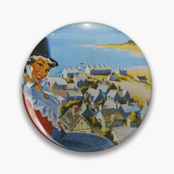 Item preview, Barmouth vintage travel poster designed and sold by stickart-marek.