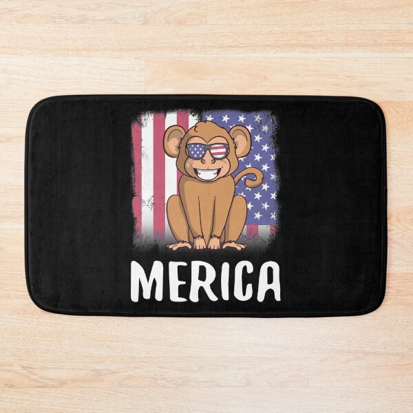 Item preview, Merica Monkey USA American Flag designed and sold by fatamyfan1.