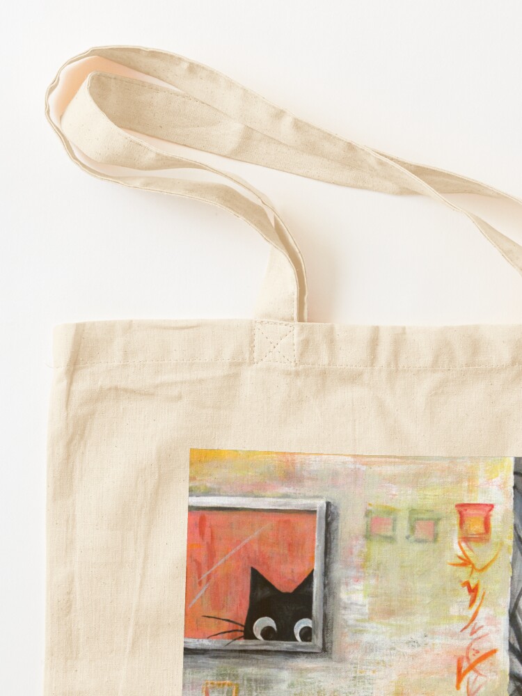 Alternate view of Cat and Bird Tote Bag