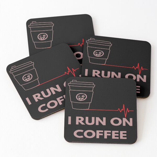 Item preview, I RUN ON COFFEE  designed and sold by DivineTiffany.