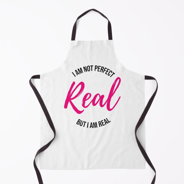 Item preview, I am not perfect but I am real Pink designed and sold by PlusAdore.