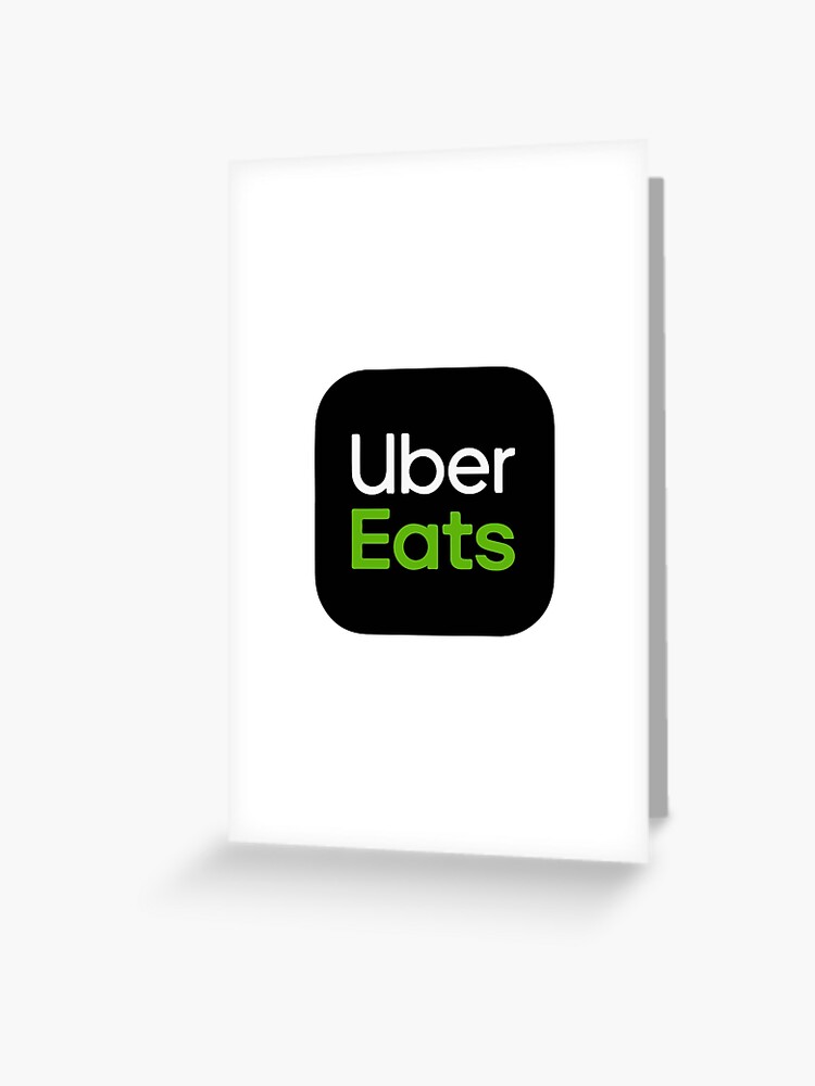 Uber Eats Delivery Essentials  Greeting Card