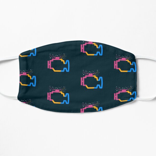 Transmission Folklore Pansexual Pride Logo Flat Mask