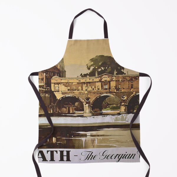 Item preview, Bath Gerorgian City vintage travel poster designed and sold by stickart-marek.