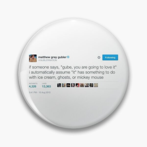 Artikelvorschau, Matthew Gray Gubler twittert entworfen und verkauft von reaganreese.