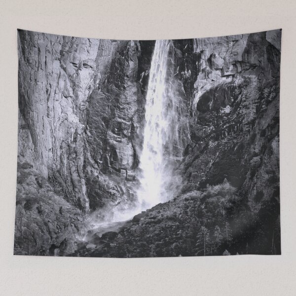 Item preview, Bridalveil Falls Yosemite California in Black and White designed and sold by Rocky Mountain Artistry.