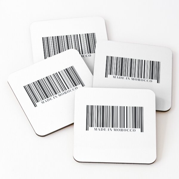 Item preview, Made in Morocco Black Barcode designed and sold by ArabCorner.