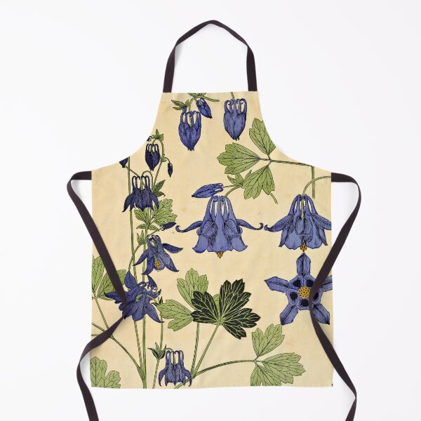 Item preview, Maurice Verneuil - Ancolie - botanical poster designed and sold by DejaVuStudio.