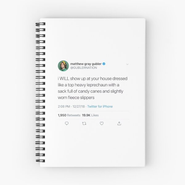 Item preview, matthew gray gubler tweet designed and sold by reaganreese.
