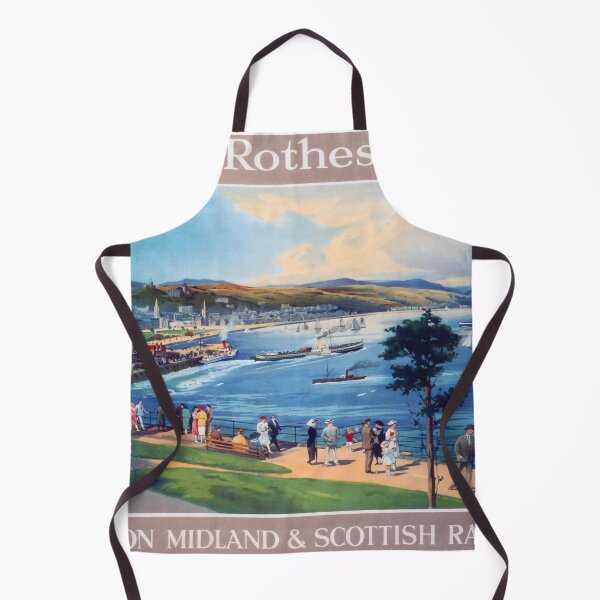Item preview, Sweet Rothesay Bay vintage travel poster designed and sold by stickart-marek.