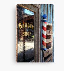 Barber Shop Canvas Print
