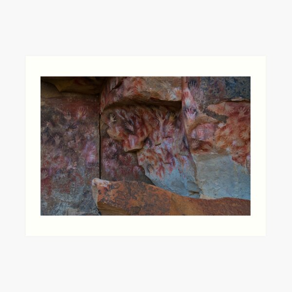 cueva de las manos (cave of hands) Art Print