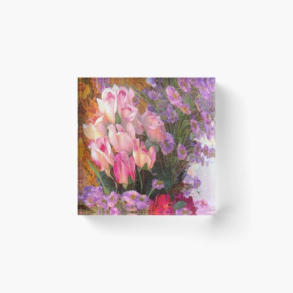Item preview, Cheers to Summer Flowers Abstract designed and sold by Rocky Mountain Artistry.