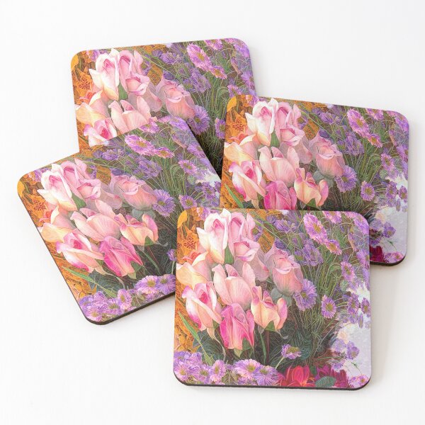 Item preview, Cheers to Summer Flowers Abstract designed and sold by Rocky Mountain Artistry.