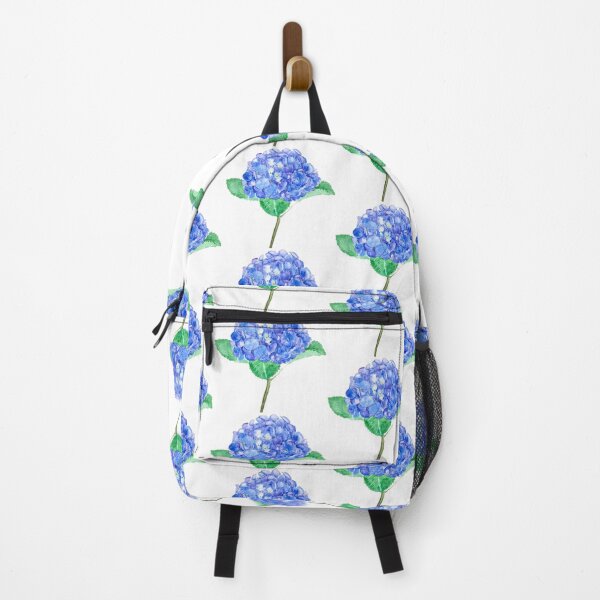 Item preview, hand painted blue purple hydrangea 2020 designed and sold by ColorandColor.