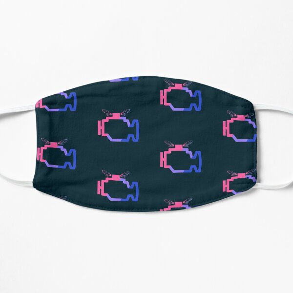 Transmission Folklore Bisexual Pride Logo Flat Mask