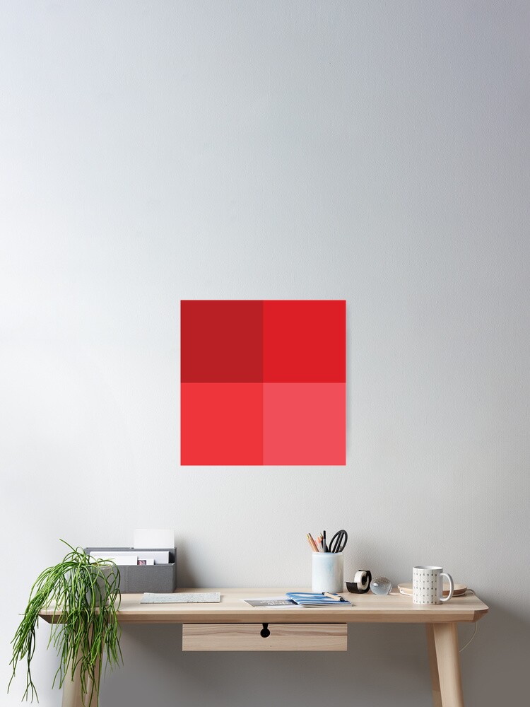 Thumbnail 2 of 3, Poster, Chequered Reds designed and sold by zcabask.