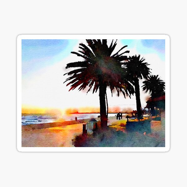 St Kilda Sunset Sticker