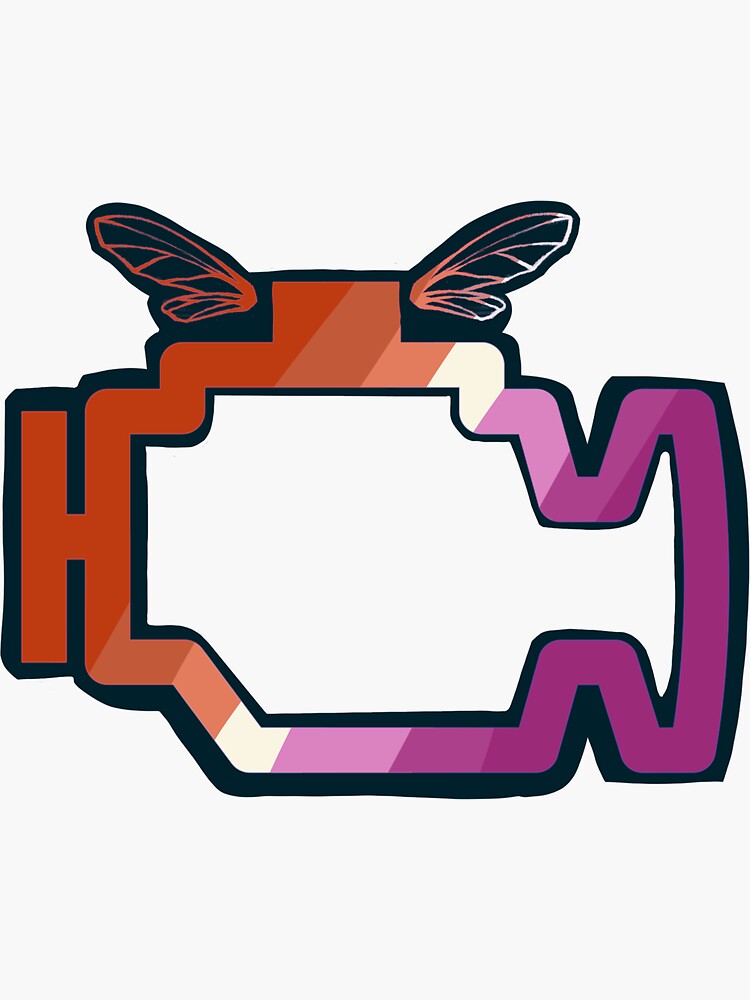 Transmission Folklore Lesbian Pride Logo by LavenderLem