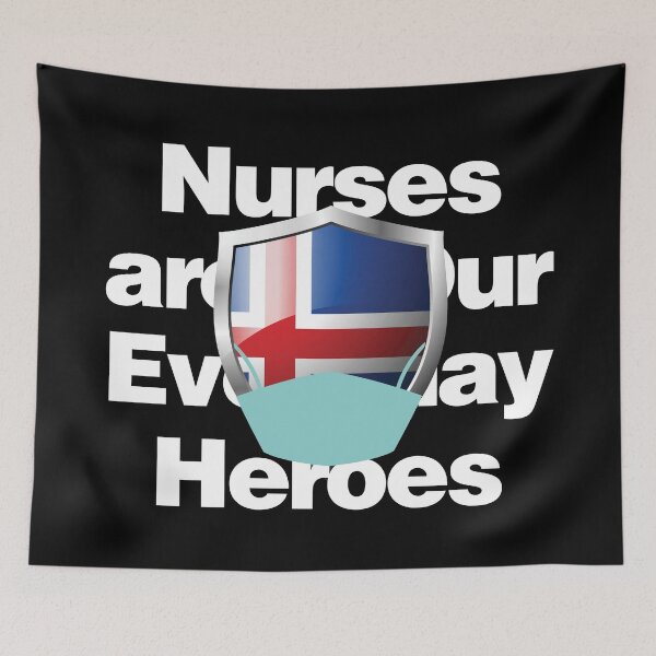 Item preview, Iceland Nurses are Everyday Heroes designed and sold by HelloFromAja.