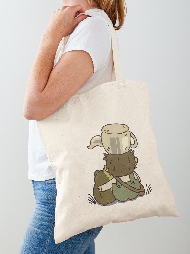 Thumbnail 1 of 5, Tote Bag, Greg and The Frog - Over the Garden Wall designed and sold by doodlesbyben.