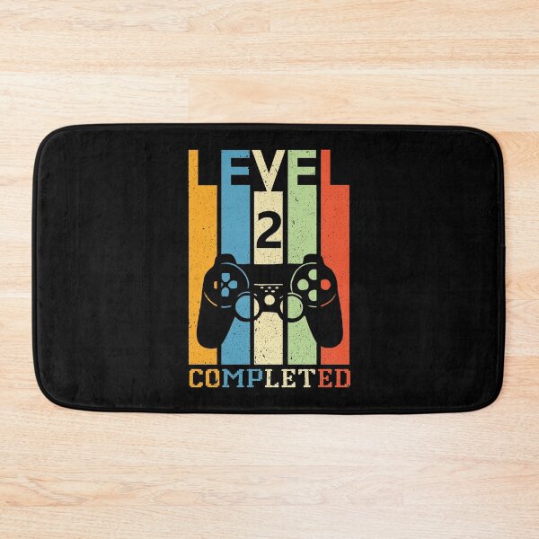 Item preview, Level 2 Completed Vintage Video Gamer Funny 2nd Birthday 2nd Wedding Anniversary Gamer Gift designed and sold by Md. Manjur Ahamed.