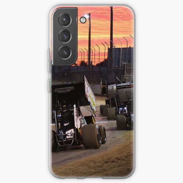 Sunset at the Speedway track. Samsung Galaxy Soft Case