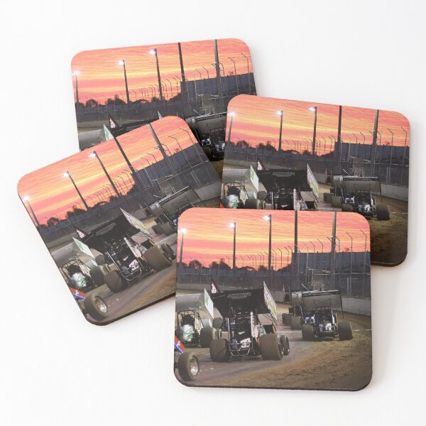 Item preview, Sunset at the Speedway track. designed and sold by shaynetwright.