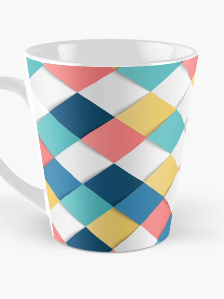 Thumbnail 3 of 4, Coffee Mug, Colorful Geometric Pattern designed and sold by Raju Nandaniya.