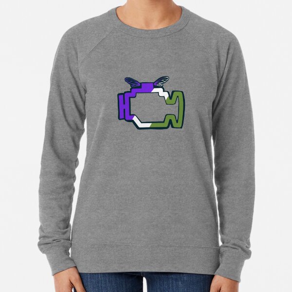 Transmission Folklore Genderqueer Pride Logo Lightweight Sweatshirt