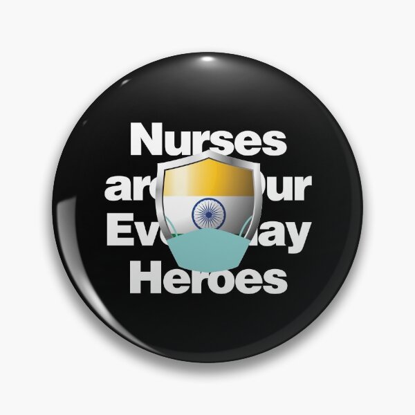 Item preview, India Nurses are Everyday Heroes designed and sold by HelloFromAja.