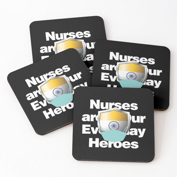 Item preview, India Nurses are Everyday Heroes designed and sold by HelloFromAja.