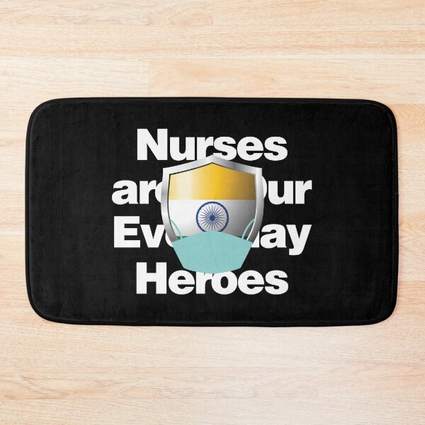 Item preview, India Nurses are Everyday Heroes designed and sold by HelloFromAja.