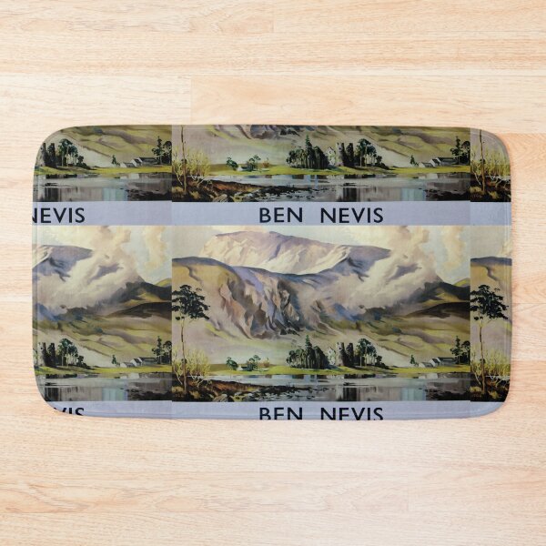 Item preview, Ben Nevis vintage travel poster designed and sold by stickart-marek.