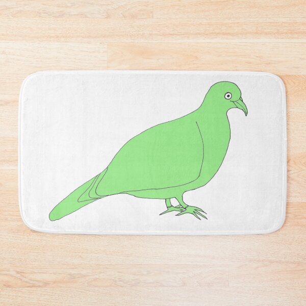 Item preview, Line Pigeon Green designed and sold by thelittleforest.