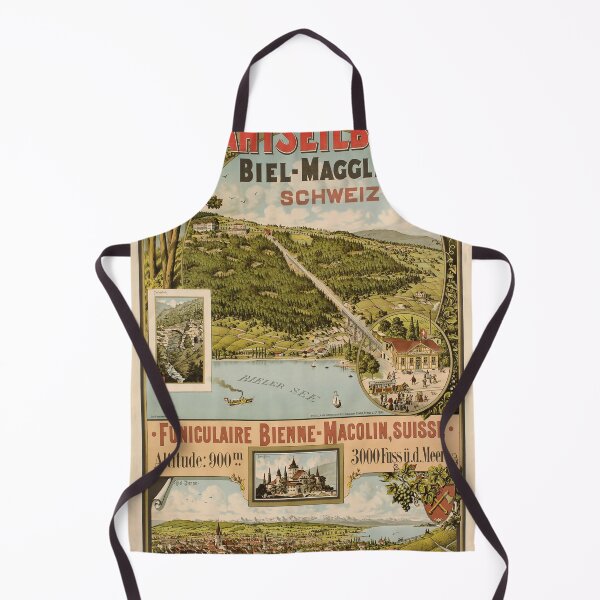 Aperçu de l'œuvre Biel-Magglingen affiche vintage créée et vendue par stickart-marek.