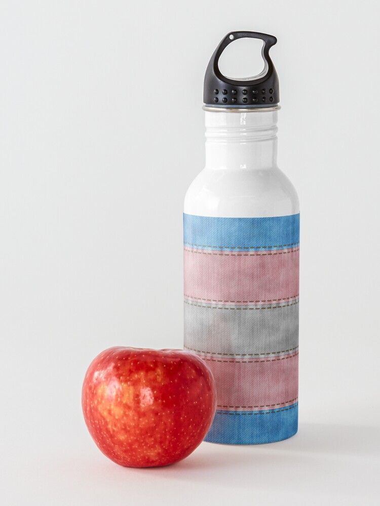 Alternate view of Transgender Denim Flag Water Bottle