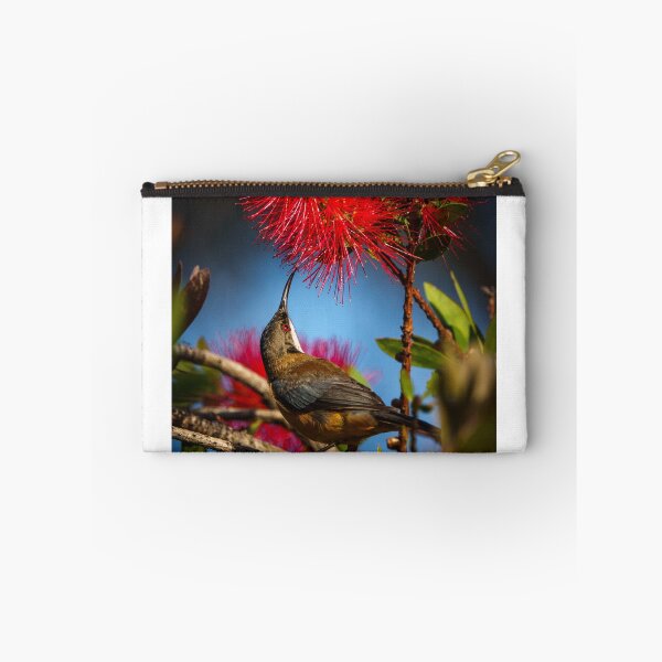 Item preview, Eastern Spinebill with Callistemon Flower designed and sold by theleastone.