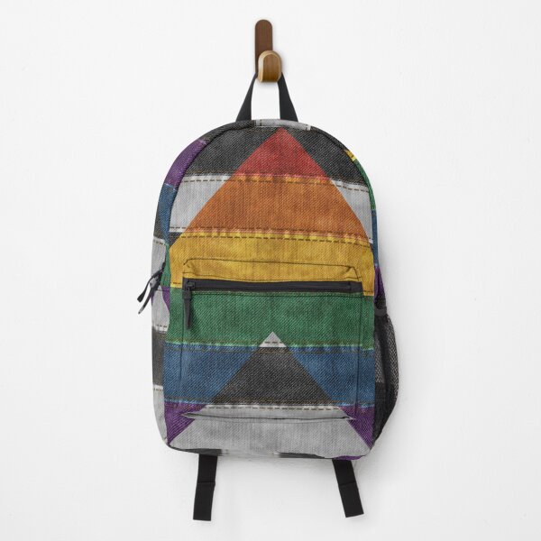 Item preview, Denim Textured Seamless LGBT Ally Pride Flag Pattern designed and sold by LiveLoudGraphic.