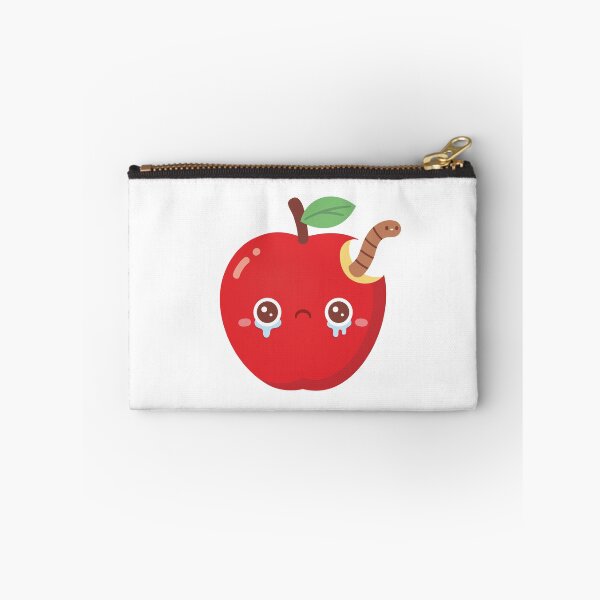 Item preview, Sad Crying Apple With Worm designed and sold by rustydoodle.