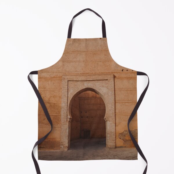 Item preview, moroccan dorway in marrakech medina yellow walls designed and sold by Morocco Marrakech Photo Prints.