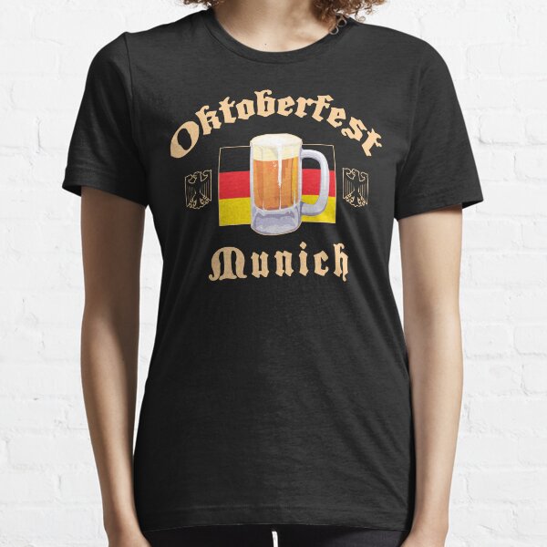 Oktoberfest Wiesn Fun Bier JGA Sex Schnaps Volksmusik T-Shirt Hirsch Wappen Oktoberfest Wiesn Fun Bier JGA Sex Schnaps Volksmusik T-Shirt Hirsch Wappen