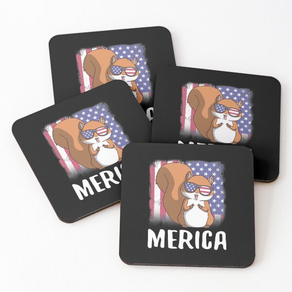 Item preview, Merica Squirrel USA American Flag designed and sold by fatamyfan1.