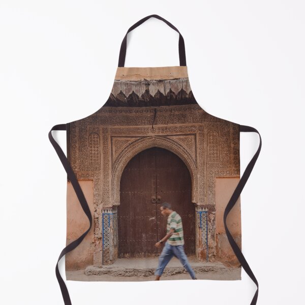 Item preview, brown moroccan vintage doorway in marrakech medina souk designed and sold by Morocco Marrakech Photo Prints.