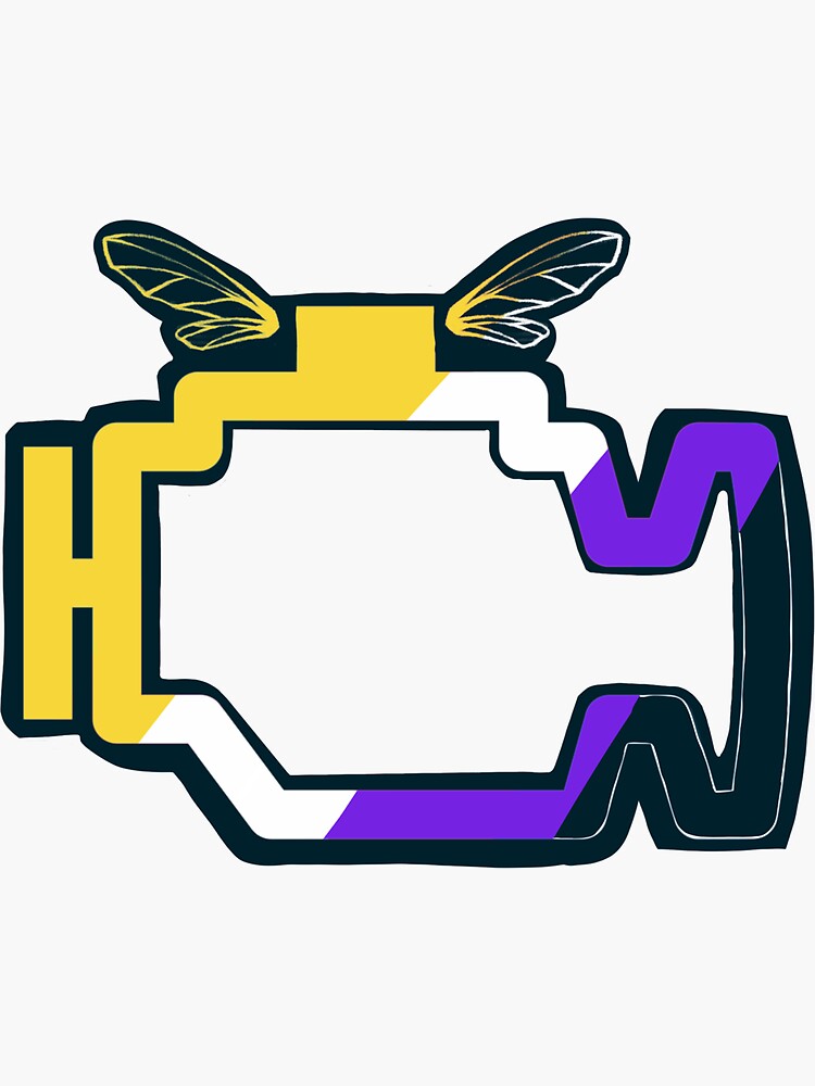 Transmission Folklore Non-Binary Pride Logo by LavenderLem
