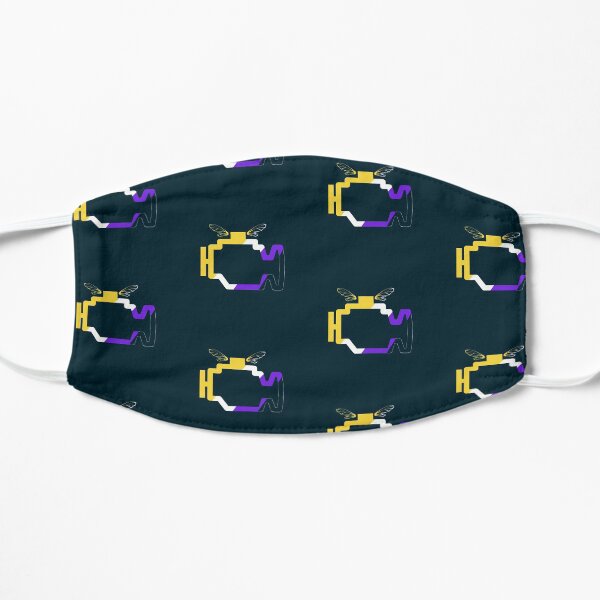 Transmission Folklore Non-Binary Pride Logo Flat Mask