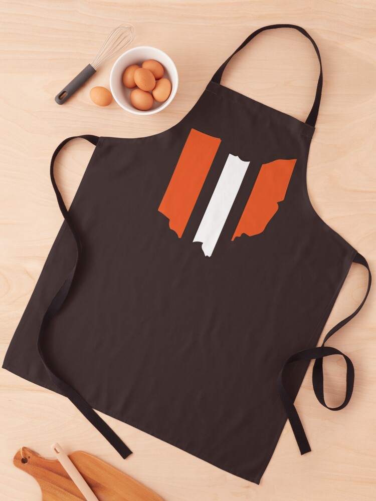 Cleveland Browns Stripe Apron for Sale by corbrand