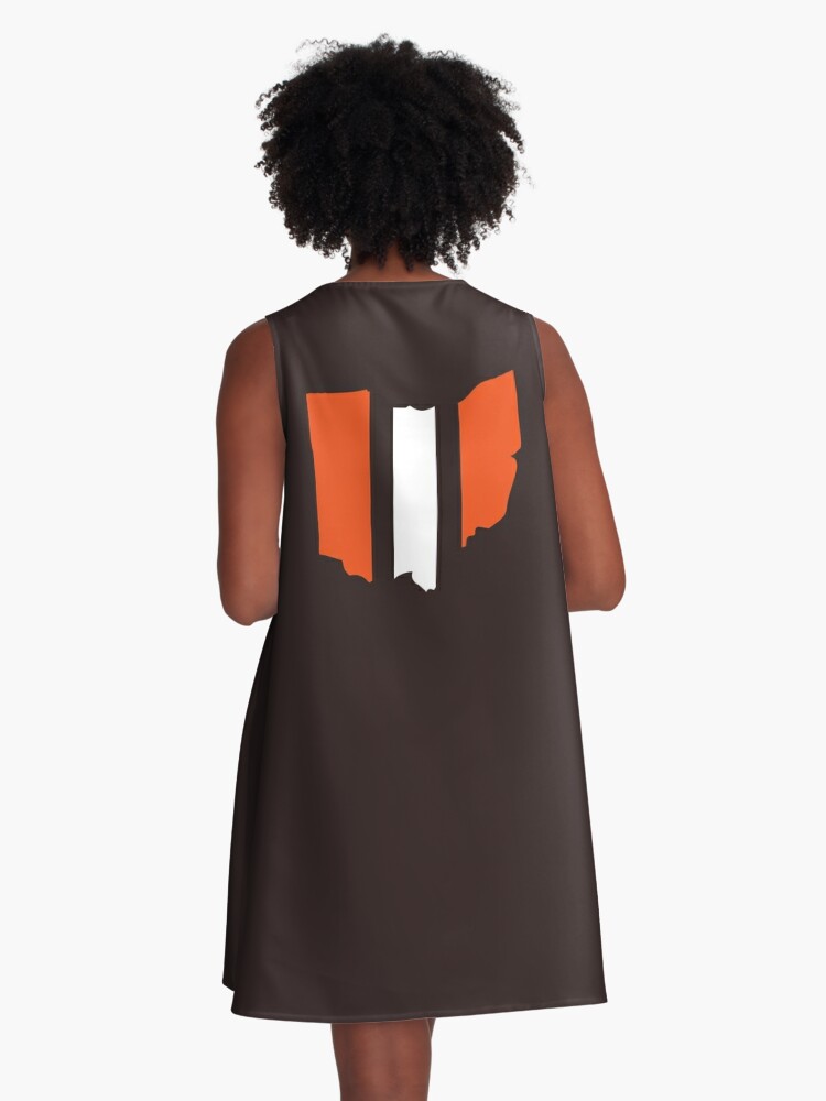 Cleveland Browns Stripe | A-Line Dress